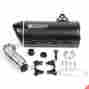 005-2080405v-s Two Brothers Racing Bros Silver Exhaust M-2 Carbon Kawasaki Ninja 250r 2008-2013