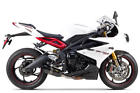 005-3580407-s1b Two Brothers Racing Black Muffler Carbon Fiber Triumph Daytona