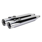 005-4560499d-p Two Brothers Dual Exhaust Chrome Harley Davidson