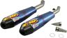 041575 Fmf Racing Honda Factory Rct Exhaust Dual Anodized Blue Titanium