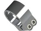 05-941 Arlen Ness Super Clamp For Muffler Chrome