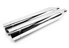 Demo2 0557 American Classic Motors Chrome Mufflers Slant Tips Exhaust Pipes Harley