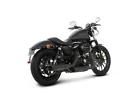 S-hdspso1-hb 06-08 Akrapovic Dual Slip-on Mufflers Black Harley-davidson Xl883 Sportster 883