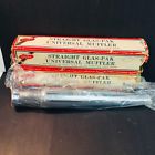 08-0111 Unbranded Universal Motorcycle Straight Chrome Muffler Set Rocky Cycle