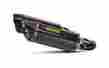 S-d10so7-hzc 09-10 Akrapovic Dual Street Legal Slip-on Mufflers Carbon Ducati Monster 1100 S