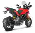 S-d12so1-hapt 10-14 Akrapovic Street Legal Slip-on Muffler Ti Ducati Multistrada 1200 S Tour