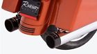 100-0210 Rinehart Racing True Dual Chrome Mufflers Black Tips Harley Touring