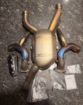E-b13e1 100% Titanium Headers Genuine Akrapovic Bmw R 1300 Gs/gs Adventure R1300gs