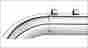 108-8033 Yaffe End Caps Kerker Turnout Turndown Chrome