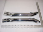 11301 Unbranded Motorcycle Exhaust Turn Out Baffled Into Honda Kawasaki Suzuki