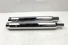 1273196 Full Boar Exhaust Jones Chrome Slash Cut Slip On Muffler