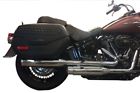 131-1290-c2-q Tab Performance Chrome Straight Cut Mufflers Harley Flde Flhc