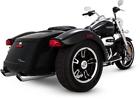 16796 Vance Hines Twin Slash Round Mufflers Chrome Harley Flrt Freewheeler