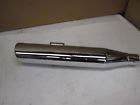 1801-0606 1801-0282 Chrome Onspn Hines " Wideglide Vance Left Fatbob Oval 4 Slip Side