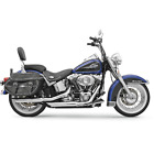 1801-0434 Drag Specialties Chrome Firepower Mufflers Slash