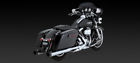 1801-0696 Vance And Hines Harley Davidson Touring Carbon Mufflers
