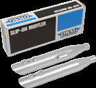 1801-1187 Drag Specialties Slashdown Mufflers Chrome For Harley Touring