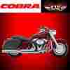 1800-0756 2-into-1 6430 Cobra Powerpro Hp Exhaust Chrome Hd 96-06 Flt Flht Flhr Flhx Fltr