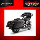 200-0107 Rinehart Racing Black Exhaust For Harley Touring