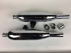2201500 Triumph Thunderbird Oem Pea Shooter Mufflers Pair