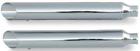 25304-225 Rush Exhaust Baloney Cut Muffler Baffle Chrome Harley