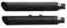 27514-225 Rush Exhaust 3in Slip-on Mufflers 2.25in Baffle Baloney Cut Black