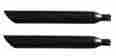 29711-175 Rush Exhaust 3 Mufflers 1.75 Black Slash Down