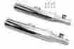 30-0462 Vt Chrome 3 Slip On Muffler Set With Slashed Tips For Hd Sportster 2007-2013