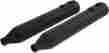 30110 Ciro Black 4 Straight Cut Mufflers 1996-2015 Harley Touring Models
