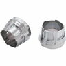 31200 Ciro Megaphone Mufflers Muffler End Caps Diffuser Chrome