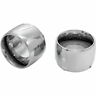 31300 Ciro Megaphone Mufflers Muffler End Caps Jet Chrome