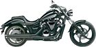 2270b 4 Scalloped Tip Slip- Black Yamaha Stryker Exhaust Cobra Muffler