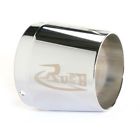 4022-ril Rush Racing Products Chrome Performance Tapered Tip Logo Left Side