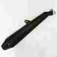 43792 Bc-pred British Customs Triump T100 Bonneville Predator Exhaust Ceramic Black Right Vin