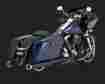46773 Vance And Hines Black Monster Rounds Slip-on Exhaust Mufflers Hd Touring