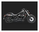 48419 Vance Hines Shortshots Staggered Exhaust System Black Honda Shadow