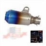 4979025494629 Unbranded Us Stainless Steel Motorcycle Exhaust Mufflers Pipe