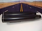 500-0301 Rinehart Racing Black Mufflers Caps Exhaust Harley Dyna