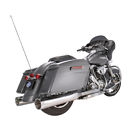 550-0669 Cycle Chrome Mufflers With Tracer End Caps
