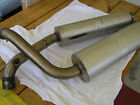 573.1.039.3a 574.1.039.3a Oem Ducati Exhaust Pipes 916 996 998 Rear Muffler Canisters Diameter Id45 Od 48