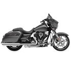 909-twins 6108 6108br Cobra Dual Chrome Or Black Harley Davidson