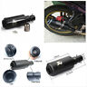 6426797432444 Unbranded Black Stainless Steel Modified Motorcycle Exhaust Pipe