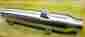 65039-05 Harley-davidson Brushed Slip-on Mufflers-hollow Point For 06 Or Later V-rods