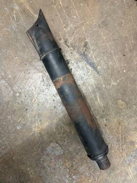 65251-41 Harley 41-49 Muffler Panhead Knucklehead Flathead Fl El Ul Exhaust Pipe