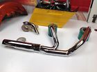 65400179 65400176 65400177 65400178 Harley Davidson Oem Touring Exhaust Header Pipe Heat Shields Chrome