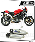 71662rk Arrow Exhaust Silencer For Monster Titanium Carbon Cap