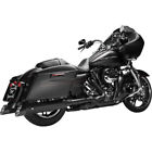 7200304 Magnaflow Hitman Mufflers Black Caps Harley Touring