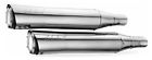 728-71576 Supertrapp Fatshots Mufflers Chrome