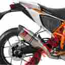 76005979100 Ktm Akrapovic Silencer Slip On Exhaust Street Legal 13-15 690 Duke