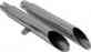 80-75112 Slipmuffler Emgo Slash Chrome